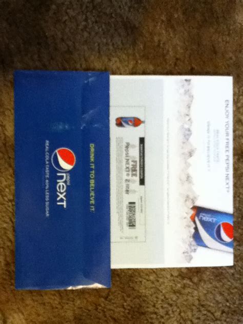 Coupon for a Free 2 liter of Pepsi Next