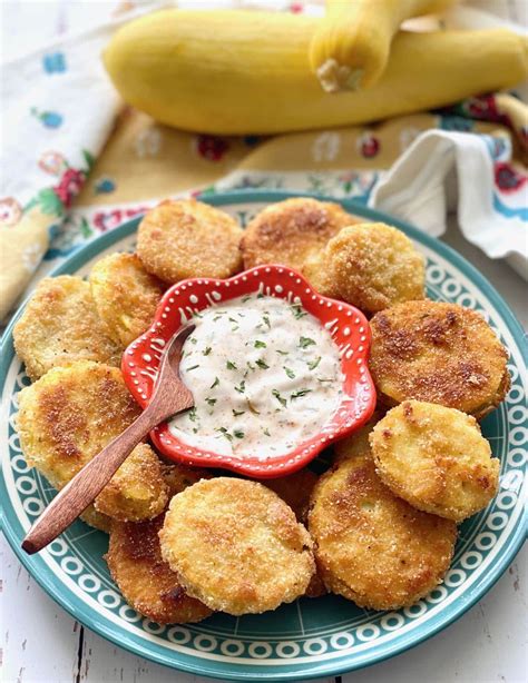 Fried Yellow Squash Is Pan Fried To Golden Perfection With A Crisp And