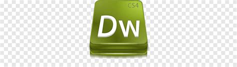 Adobe Dreamweaver Cs4 Square Green And White Dw Cs4 Case Png Pngegg