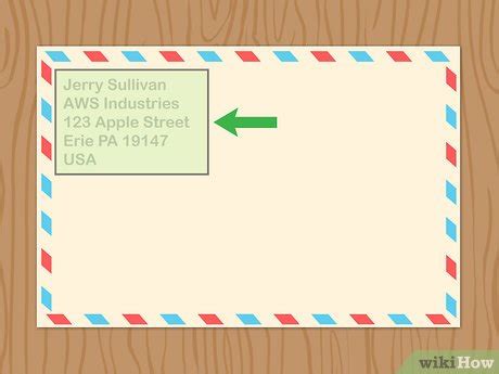 3 formas de escribir la dirección del remitente wikiHow