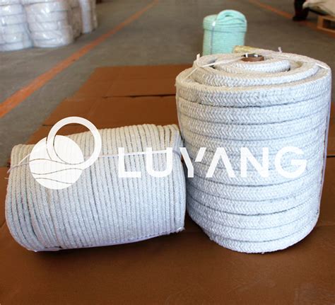 Ceramic Fiber Square Braided Rope For Thermal Insulation China