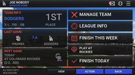 MLB Manager 2017 Available For Android and iOS | Sports Gamers Online