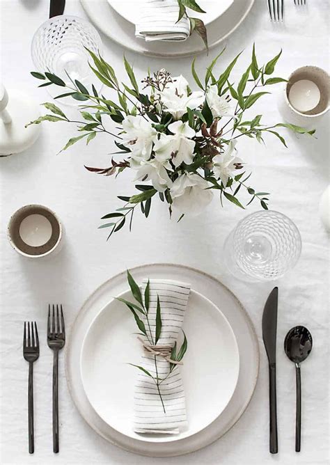 Simple Table Setting Ideas