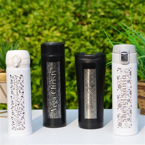 Tumbler Custom Botol Minum Termos Stainless 500ml Tumbler Grafir