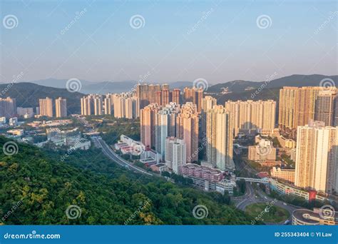 5 May 2022 Cityscape Of Junk Bay Tseung Kwan O Hong Kong Editorial