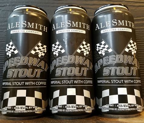 Alesmith Brewing Is Rolling Out 16 Oz Cans Of Speedway Stout