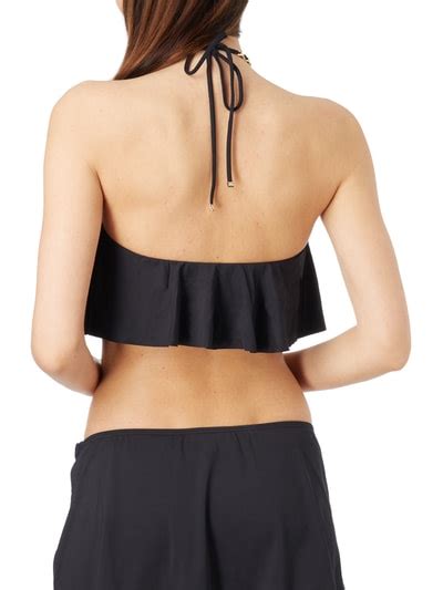 Michael Michael Kors Bikini Oberteil Mit Zierkette Black Online Kaufen