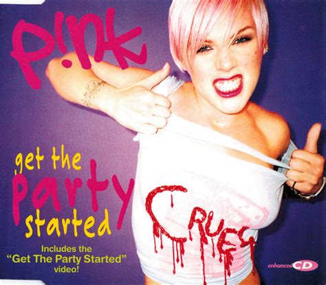 P Nk Get The Party Started Cd Single Enhanced R