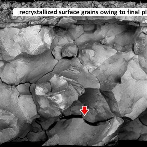 Brittle Intergranular Fracture A Phosphoric Iron Bar Belonging To A