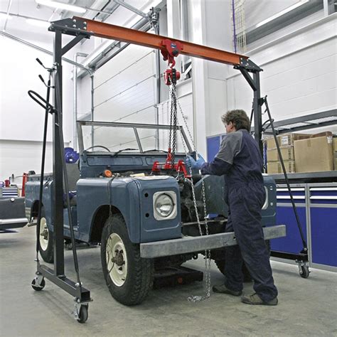 1 Tonne Portable Adjustable Gantry Crane Sg1000 Sealey