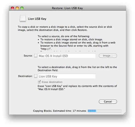 Make a bootable usb from iso in mac os x - gaswbomb