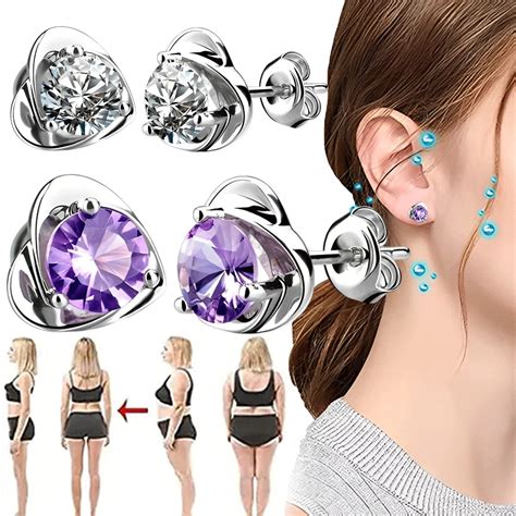 Boucles d Oreilles Acupression Amincissantes Soins de Santé Perte de