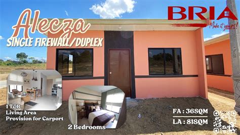 ACTUAL TURNOVER Of ALECZA SINGLE FIREWALL DUPLEX BRIA HOMES