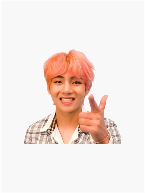 Bts Taehyung Cute Sticker Pack Sticker For Sale By Kookiegirl97