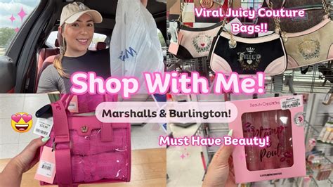 Shopping At Marshalls Burlington Viral Juicy Couture Bags Clothes