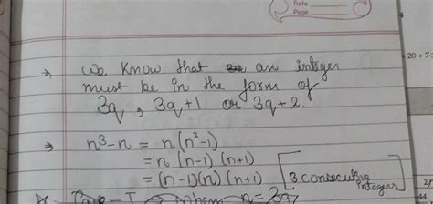 For Any Positive Integer N Prove That N3 N Is Divisible By 6