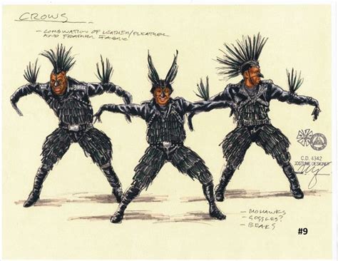 Crafting The Crow Headpieces For The Wiz The Wiz Costume Design