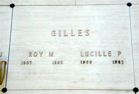 Lucille P Lueth Gilles 1908 1982 Memorial Find A Grave