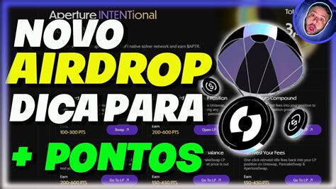 Novo Airdrop Dica Para Farmar Muitos Pontos Aperture Finance Youtube