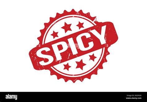 Spicy Rubber Stamp Seal Vector Stock Vector Image Art Alamy