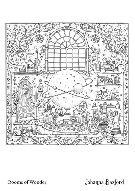 Rooms Of Wonder Adult Coloring Book
