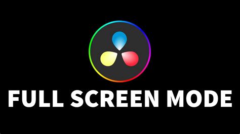 How To View Your Timeline Full Screen Davinci Resolve Tutorial
