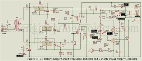 Car Battery Charger Circuit Diagram