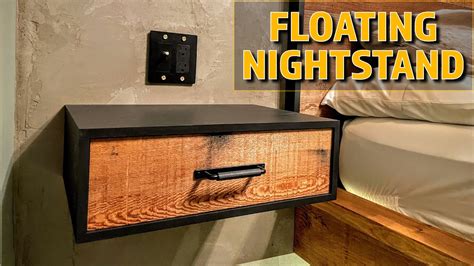 DIY Floating Nightstands Bedroom Renovation Part 6 YouTube