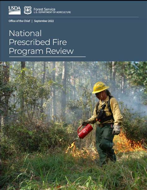 National Prescribed Fire Program Review Report Posted The Smokey Wire