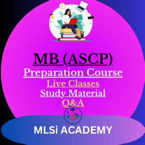 MB ASCP Exam Prep Course Study Material Live Classes Q A