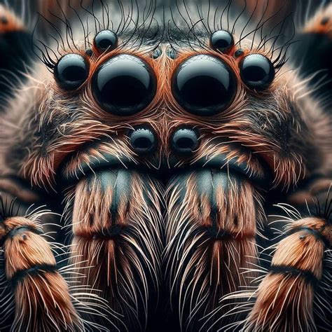 Close up photo of tarantula head by Andreea1221 on DeviantArt