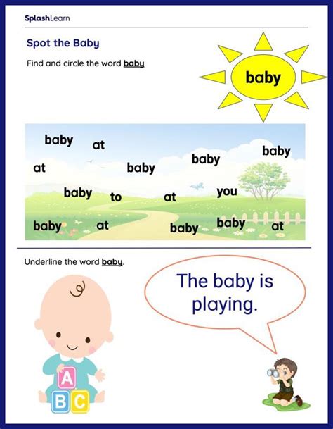 Sight Words Worksheets For Kindergarteners Online Splashlearn