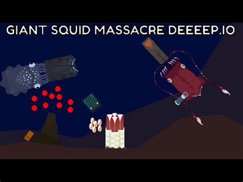 Giant Squid Massacre Deeeep Io Youtube