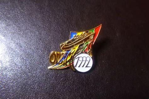 Rare Collector Pin S Vintage Jeux Olympiques Albertville Bobsleigh