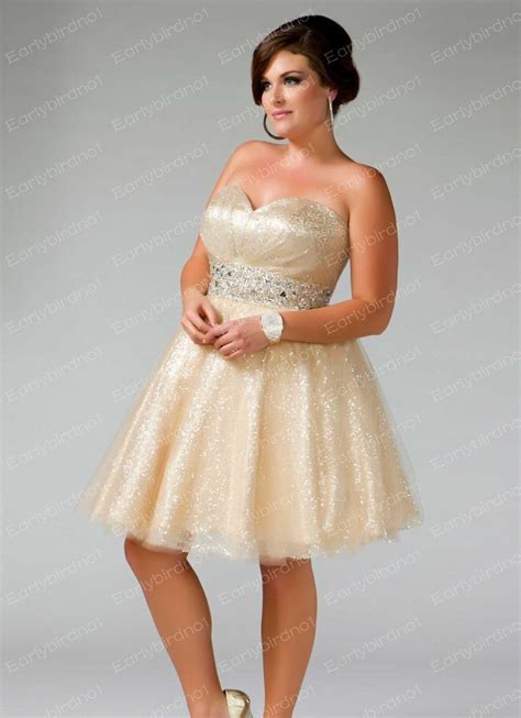 2015 Plus Size Special Occasion Dresses Summer Sweetheart Sequins