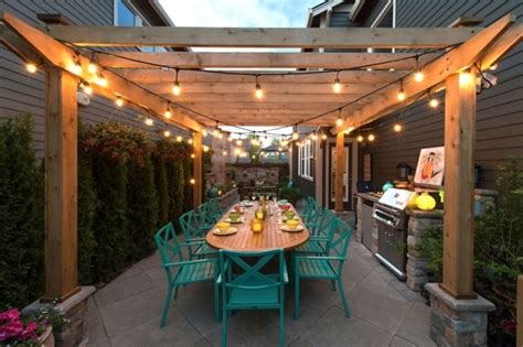 Pergola With Lights - Pergola Gazebo Ideas