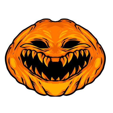 Halloween pumpkin art vector 12393195 Vector Art at Vecteezy