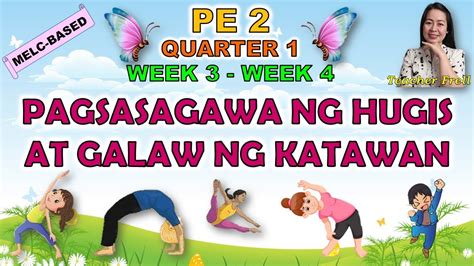 Pe Quarter Week Week Melc Pagsasagawa Ng Hugis At