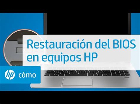 Guía paso a paso para restaurar Windows 10 desde la BIOS HP Tuto Window