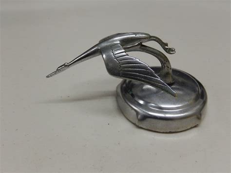 Early Chrome Plated Stork Bird Hood Ornament Car Mascot In Catawiki
