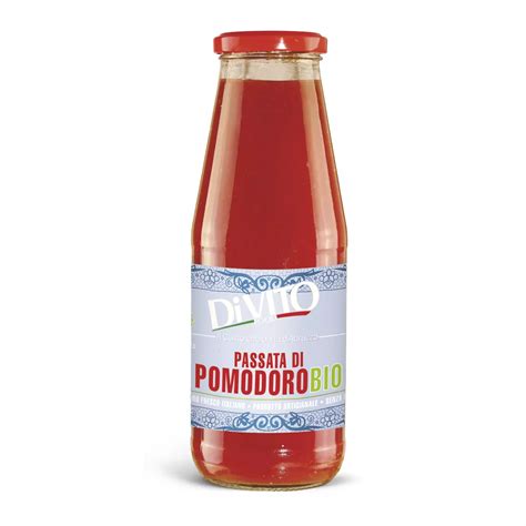 Organic Tomato Passata G Di Vito Food Srl The Taste That