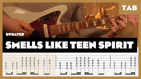 Nirvana Smells Like Teen Spirit Guitar Tab Lesson Cover Tutorial Youtube