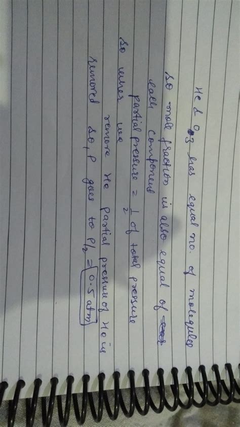 A Closed Vessel Contains Helium And Ozone At A Pressure Of P Atm The