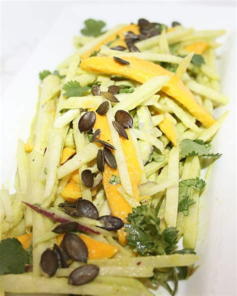 Jicama Chayote Mango Salad Recipe Fresh Is Real Recipe Chayote