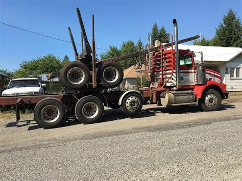 1997 Kenworth T800 Logging Truck For Sale Okanogan Wa 9826950