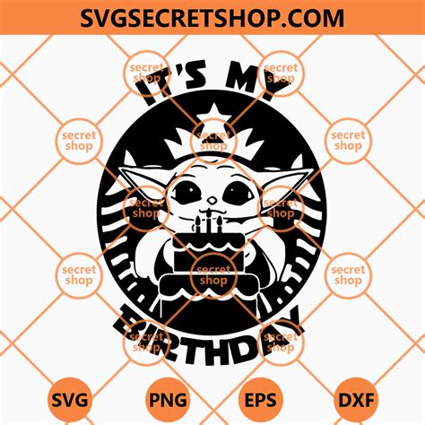 Baby Yoda Its My Birthday SVG Birthday S Yoda SVG Baby Yoda Birthday