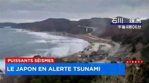 Alerte Au Tsunami Au Japon Apr S Une S Rie De Puissants S Ismes