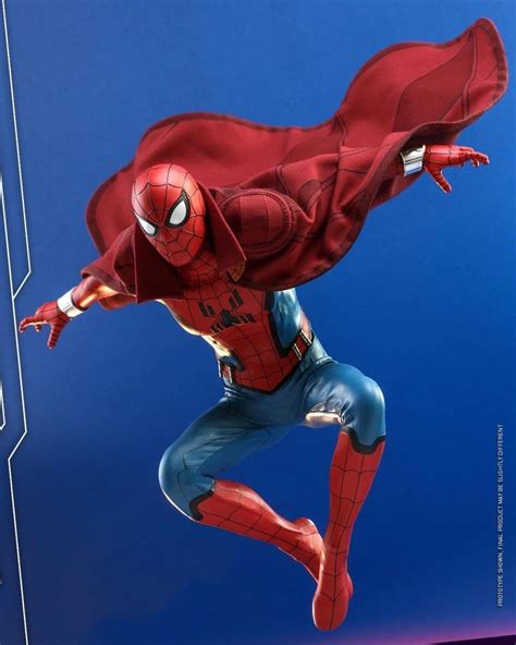 The Amazing Spider Man Is Flying Through The Air With His Arms Out