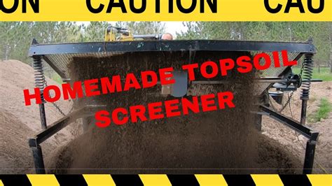 Homemade Topsoil Screener Youtube