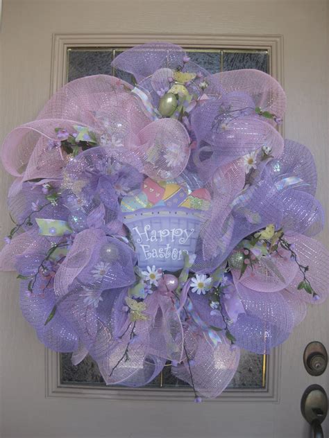 Kristens Creations Easter Mesh Wreath Tutorial